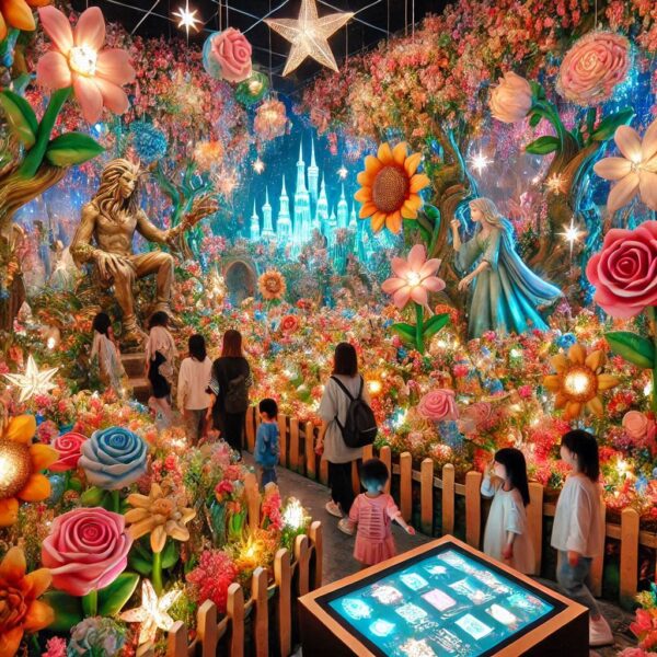 Labyrinthe enchanté pour jeunes aventuriers